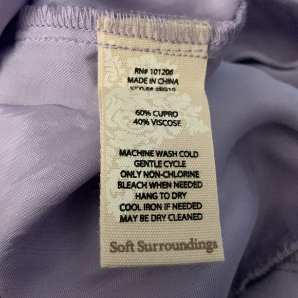 Soft Surroundings Florian Palazzo Wide-Leg Women's Pants - Picture 5 of 5